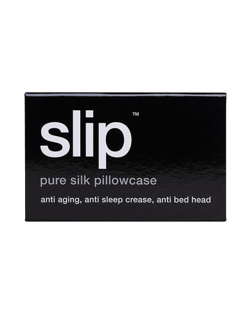 slip pure silk queen pillowcase - white