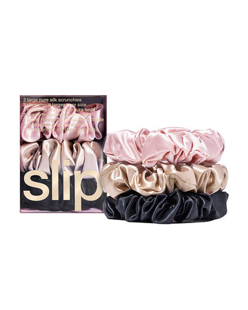 slip pure silk large scrunchies - sea mist