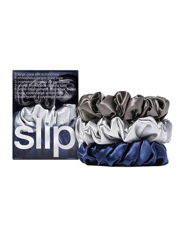 slip pure silk large scrunchies - petal