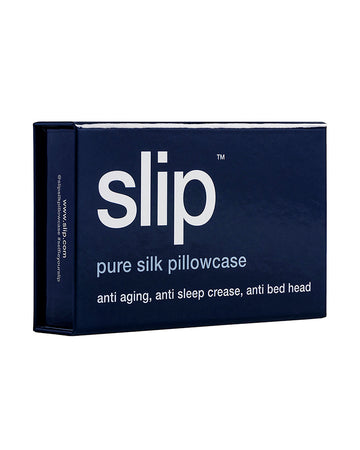 slip pure silk queen pillowcase - charcoal