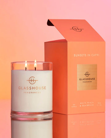 Glasshouse Fragrances Sunsets In Capri Candle 380g