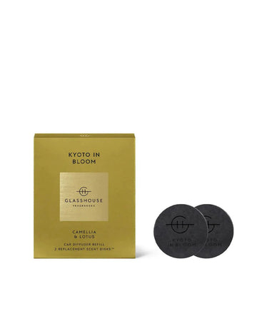 Car Diffuser Collection - Kyoto In Bloom - 2 Replacement Scent Disks