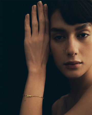 ALEXA BRACELET 18K GOLD VERMEIL PERIDOT TS878B-GVPL