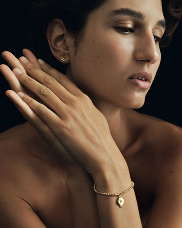 STELLA BRACELET 18K GOLD VERMEIL DARK BLUE SAPPHIRE TS538B-GVPL