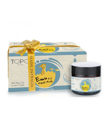 Emu Oil Heat Rub 50g Twin Pack