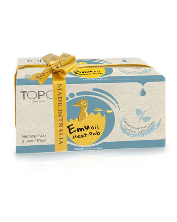 Emu Oil Heat Rub 50g Twin Pack