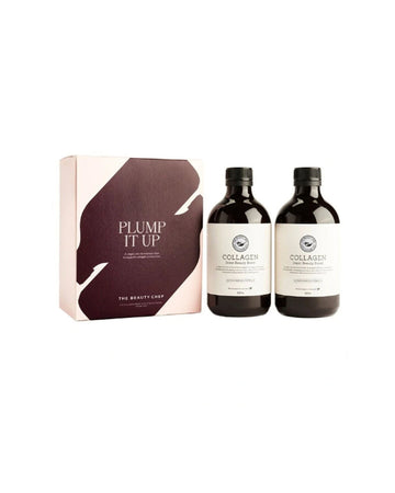 The Beauty Chef Plump It Up 2x Collagen 500ml Set