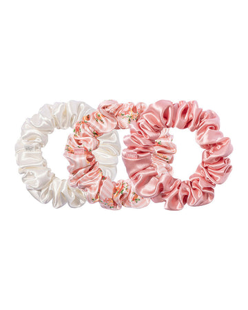 slip pure silk large scrunchies - petal