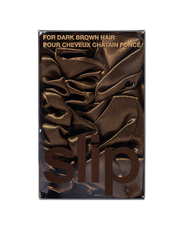 slip pure silk back to basics assorted scrunchies - blonde