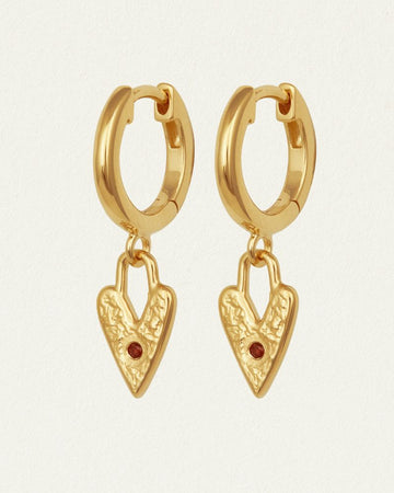 LOVER EARRING 18K GOLD VERMEIL TS1027E-GVPL