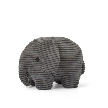 Elephant Corduroy Grey 23cm