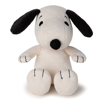 Snoopy Quilted Jersey Cream In Giftbox 17cm/7"
