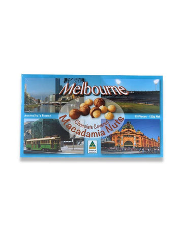 KOALA FARM Chocolate Covered Macadamias Melbourne Box 15 Piece 135g
