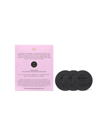 3 Replacement Scent Disks for Car Diffuser - A Tahaa Affair
