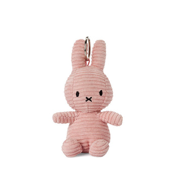 Miffy Keychain Eco Corduroy Pink 10cm/4"