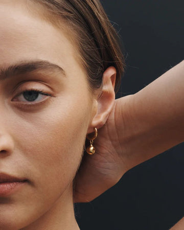 Alba Huggies Large Gold Vermeil