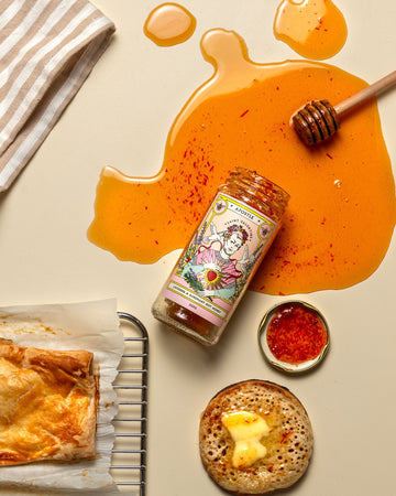 Lavender &amp;rosemary Hot Honey 320g