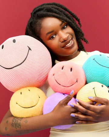 Smiley Eco Fuzzy Pink 13cm/5"