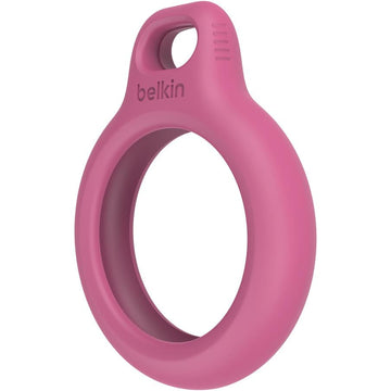 Belkin Secure AirTag Holder with Keyring (Pink)