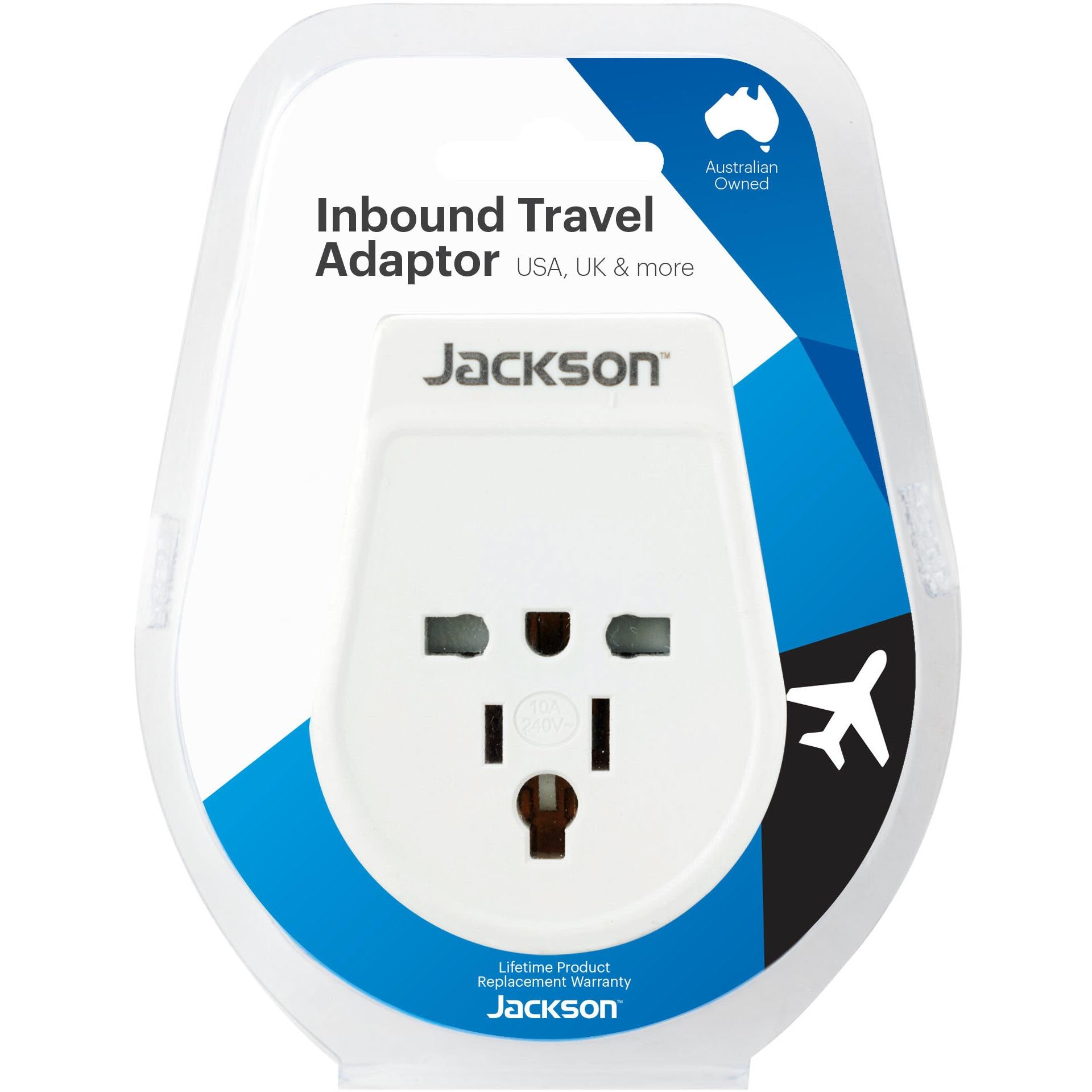 Inbound Travel Adapter Jackson Inbound Travel Adapter UK & USA Slim