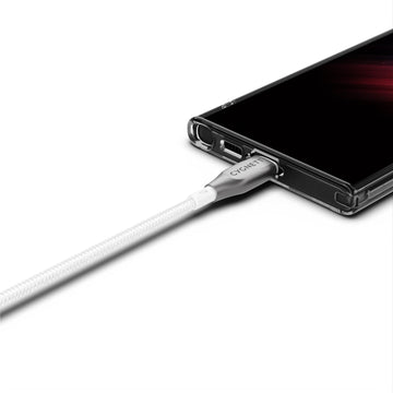 Cygnett Armoured USB-C to USB-A Cable 2M (White)