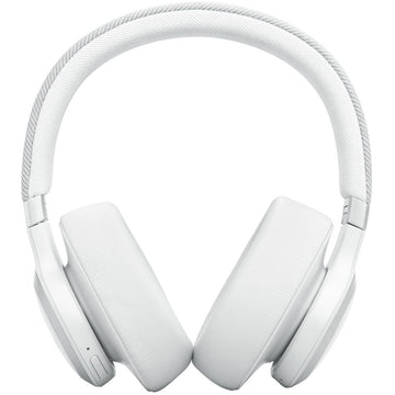 JBL Live 770NC Wireless True Adaptive Noise Cancelling Over-Ear Headphones (White)