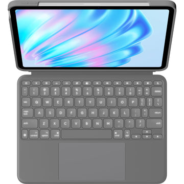 Logitech Combo Touch Keyboard Case for iPad Air 11" M4/M3/M2/5th/4th Gen (Oxford Grey)