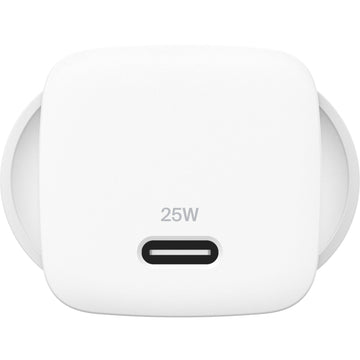 Belkin BoostCharge Compact USB-C Wall Charger 25W (White)