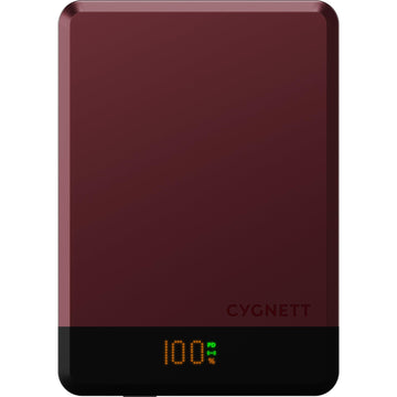 Cygnett 5K MagSlim Magnetic Power Bank (Cherry)