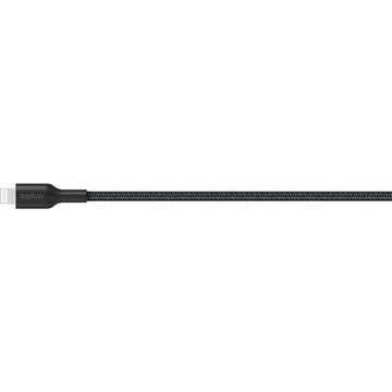 Belkin BoostCharge Braided USB-A to Lightning Cable 15cm (Black)