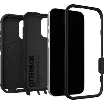 Otterbox Defender Pro MagSafe Case &amp; Cam Control for iPhone 17 (Black)