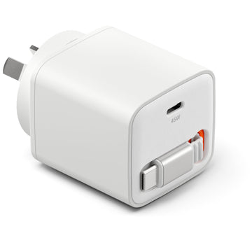 Cygnett PowerPlus 45W Wall Charger with 80cm Retractable USB-C Cable