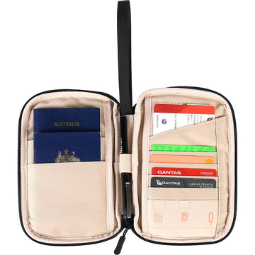 Cygnett Voyager Duo Passport Wallet (Charcoal)