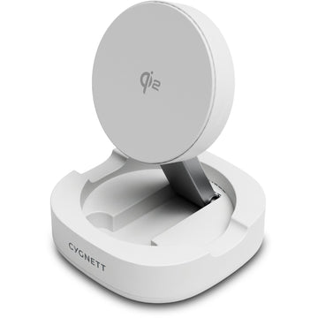 Cygnett ChargeBase Qi2.0 Single Wireless Charger (White)