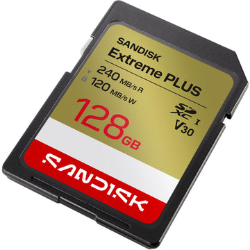 SanDisk Extreme PLUS SDXC 128GB 240MB/s Memory Card