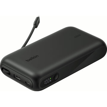 Belkin UltraCharge 20K 45W Power Bank with Integrated Cable and Display (Black)